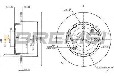 DISC FRANA BREMSI CD8985S
