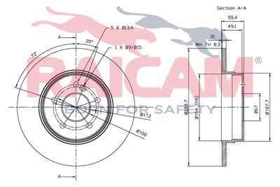 DISC FRANA RAICAM RD00456 2