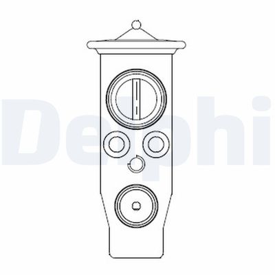 DELPHI Expansieventiel, airconditioning (CB1013V)