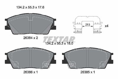 Brake Pad Set, disc brake 2638401