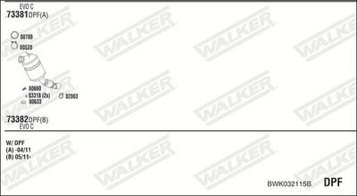ABGASANLAGE WALKER BWK032115B