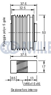 SISTEM ROATA LIBERA GENERATOR RUVILLE 541271 1