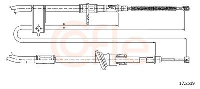 CABLU FRANA DE PARCARE
