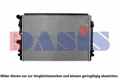 Радиатор, охлаждение двигателя AKS DASIS 040111N для SEAT ARONA