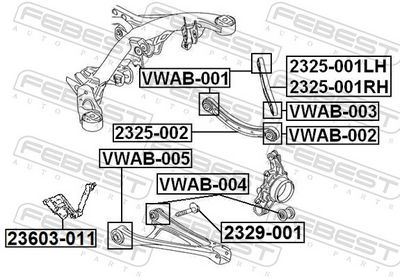 SENZOR REGLARE FARURI FEBEST 23603011 1