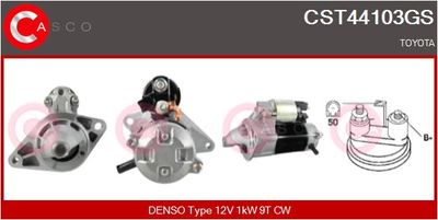 CASCO Startmotor / Starter Genuine (CST44103GS)