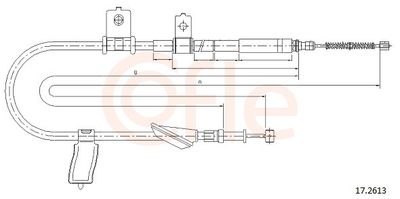 CABLU FRANA DE PARCARE
