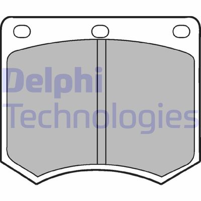 Комплект тормозных колодок, дисковый тормоз DELPHI LP154 для FORD CONSUL