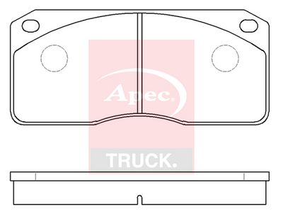 APEC Brake Pad Set, disc brake PAD29302