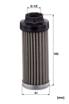 Hydraulisch filter (patroon) past: CLAAS 900, 3300 TRAC, 3800 TRAC, 5000