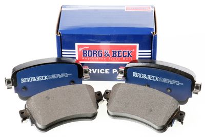комплект спирачно феродо, дискови спирачки BORG & BECK BBP2641
