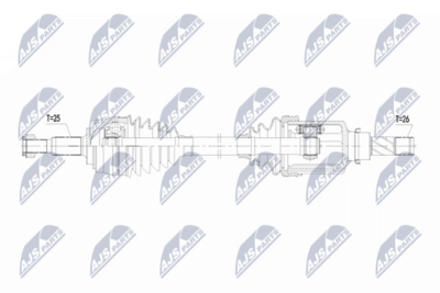 Wał napędowy NTY NPW-RE-218