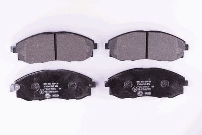 Комплект тормозных колодок, дисковый тормоз 8DB 355 009-381