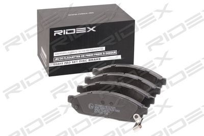 Комплект тормозных колодок, дисковый тормоз RIDEX 402B1010 для DAEWOO DAMAS