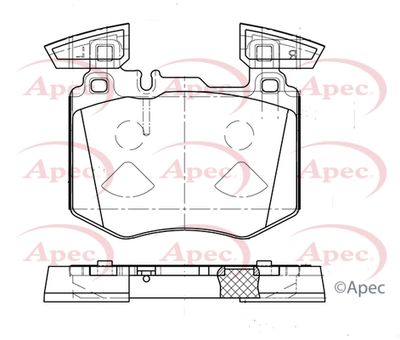 Brake Pad Set APEC PAD2386