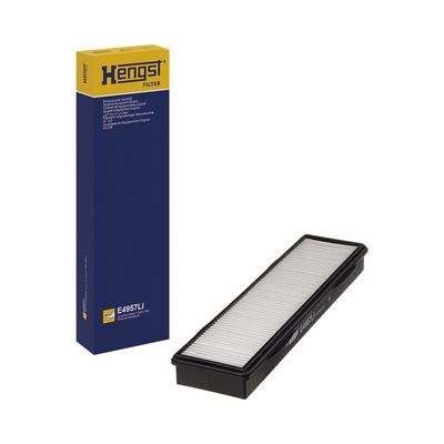 Cabinefilter (435x123x44mm, patroon) past: VOLVO A25D, A30D, A35C, A35D, A40, A40C, A40D, EC240B, EC360B, EC460B, EW140 B, L110E, L150E, L150F, L150G, L180D, L180E, L180F, L180G, L220D, L220E, L220F