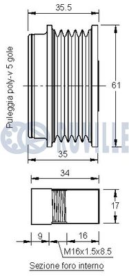 SISTEM ROATA LIBERA GENERATOR RUVILLE 542196 1