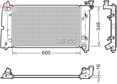 DENSO Kühler, Motorkühlung (DRM50142)