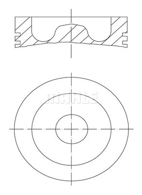 Kolv MAHLE 061 PI 00128 000