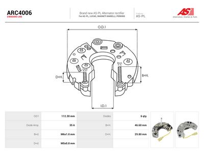 Likeretter, dynamo AS-PL ARC4006