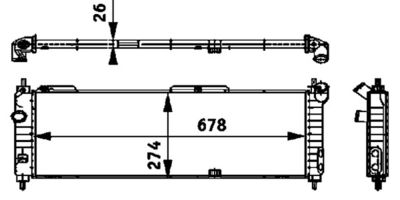 RADIATOR RACIRE MOTOR MAHLE CR355000P 7