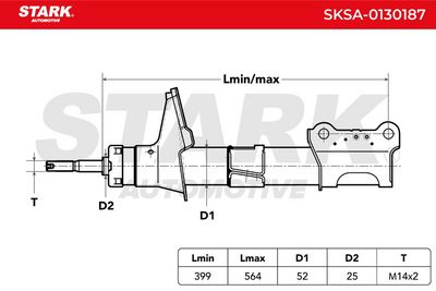 амортисьор STARK SKSA-0130187