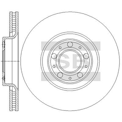 спирачен диск Hi-Q SD6105