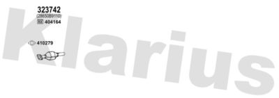 Układ wydechowy KLARIUS 450390E