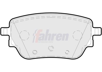 Fahren Brake Pad Set, disc brake FBP3918