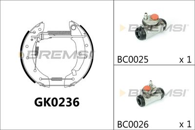 SET SABOTI FRANA BREMSI GK0236