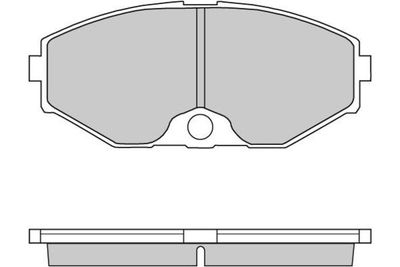Комплект тормозных колодок, дисковый тормоз E.T.F. 12-0722 для INFINITI J30