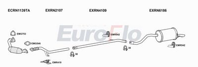 Układ wydechowy EUROFLO RNCAP091001B