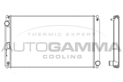AUTOGAMMA 107792 Радиатор охлаждения двигателя  для LEXUS NX (Лексус Нx)