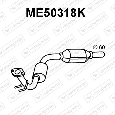 Катализатор VENEPORTE ME50318K для MERCEDES-BENZ V-CLASS