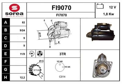 STARTER SNRA FI9070