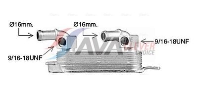 RADIATOR RACIRE ULEI CUTIE DE VITEZE AUTOMATA AVA Clever Choice OL3708 1