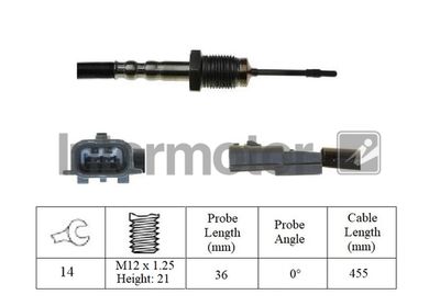 Sensor, exhaust gas temperature Intermotor 27370