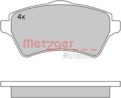 METZGER 1170612 Тормозные колодки и сигнализаторы  для LAND ROVER FREELANDER I Soft Top (L314) 2.0 DI 4x4