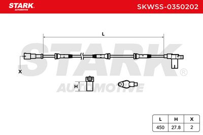 датчик, обороти на колелото STARK SKWSS-0350202