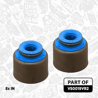 SET SUPAPE SUPAPă ADMISIE/EVACUARE ET ENGINETEAM VS0019VR2 6