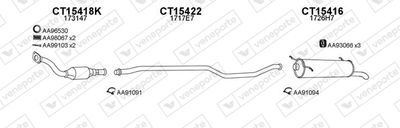 SISTEM DE ESAPAMENT VENEPORTE 150201