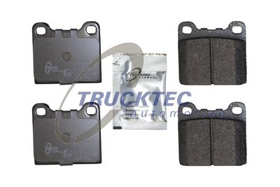 Комплект тормозных колодок, дисковый тормоз TRUCKTEC AUTOMOTIVE 02.35.131 для BMW 1600