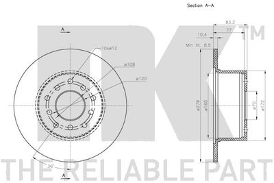 DISC FRANA NK 203662 1