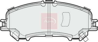 APEC Brake Pad Set, disc brake PAD2032