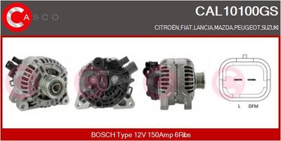 generátor CASCO CAL10100GS