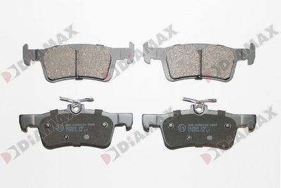 DIAMAX N09941 Тормозные колодки и сигнализаторы для FORD FIESTA VII (HJ, HF) 1.1 Ti-VCT