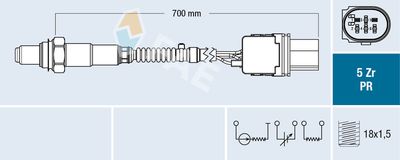 Sonda lambda FAE 75127