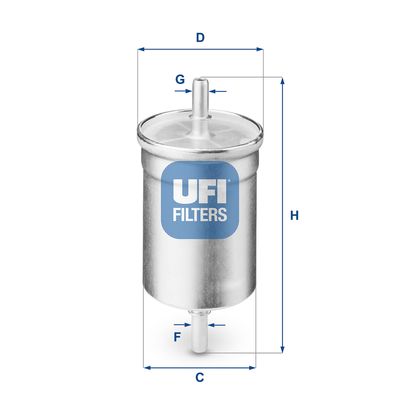 UFI 31.710.00 Топливный фильтр  для SMART CROSSBLADE (Смарт Кроссбладе)