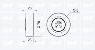 ROLA INTINZATOR CUREA TRANSMISIE IPD 140498 1