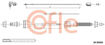 Linka gazu COFLE 3K.RE001